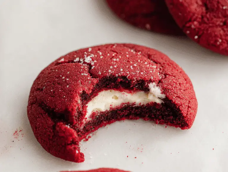 Cheesecake-Stuffed Red Velvet Cookies Recipe