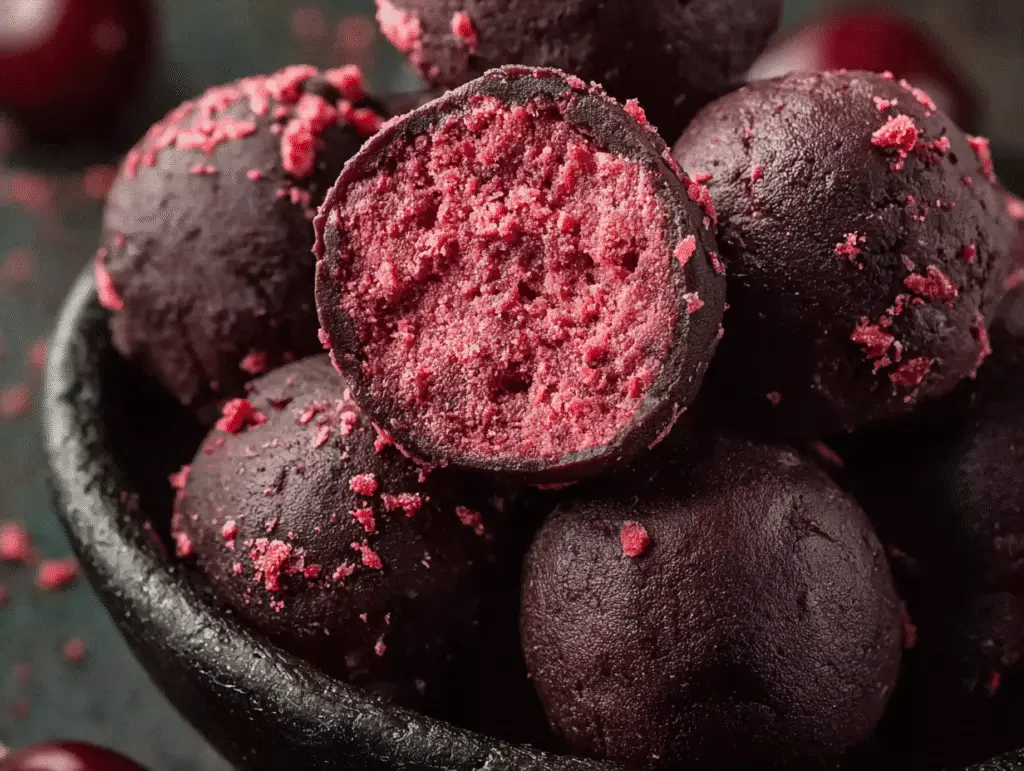 Cherry Mash Truffles