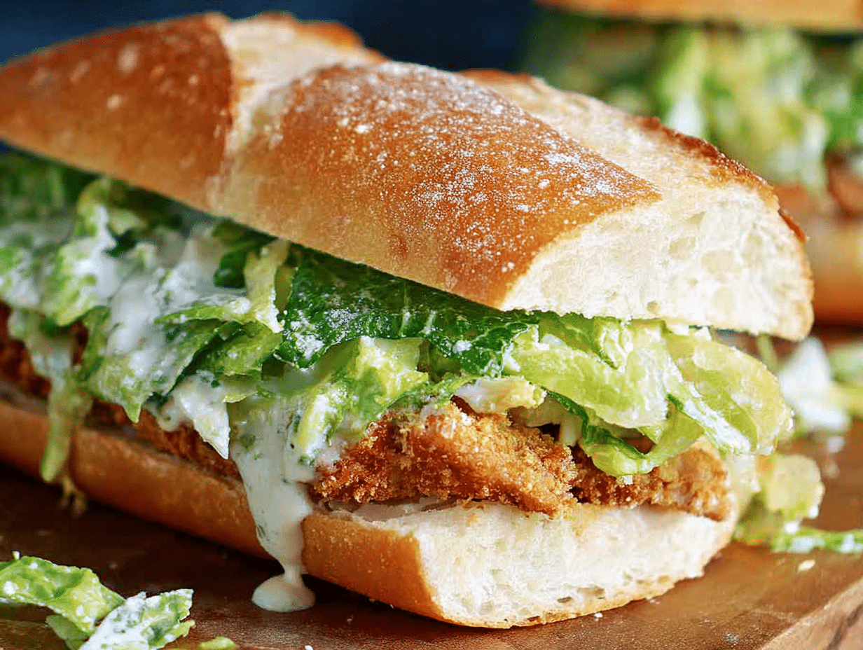 Chicken Caesar Sandwich