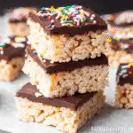 Chocolate Dipped Rice Krispy Treats