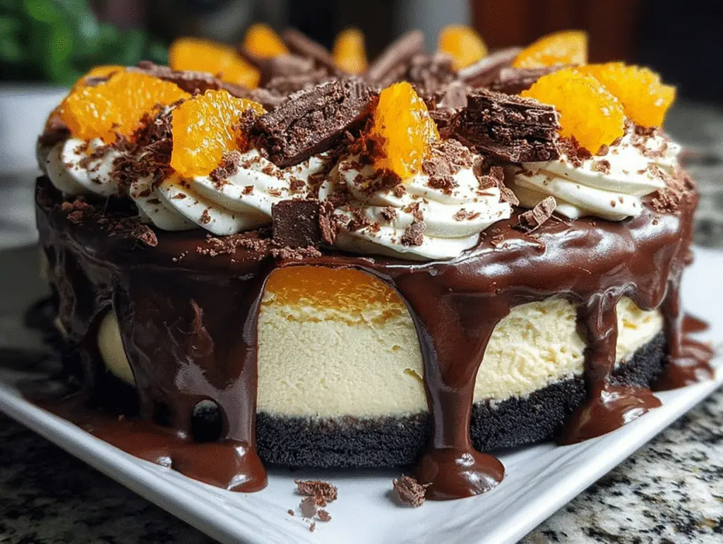 Chocolate Orange Cheesecake Delight