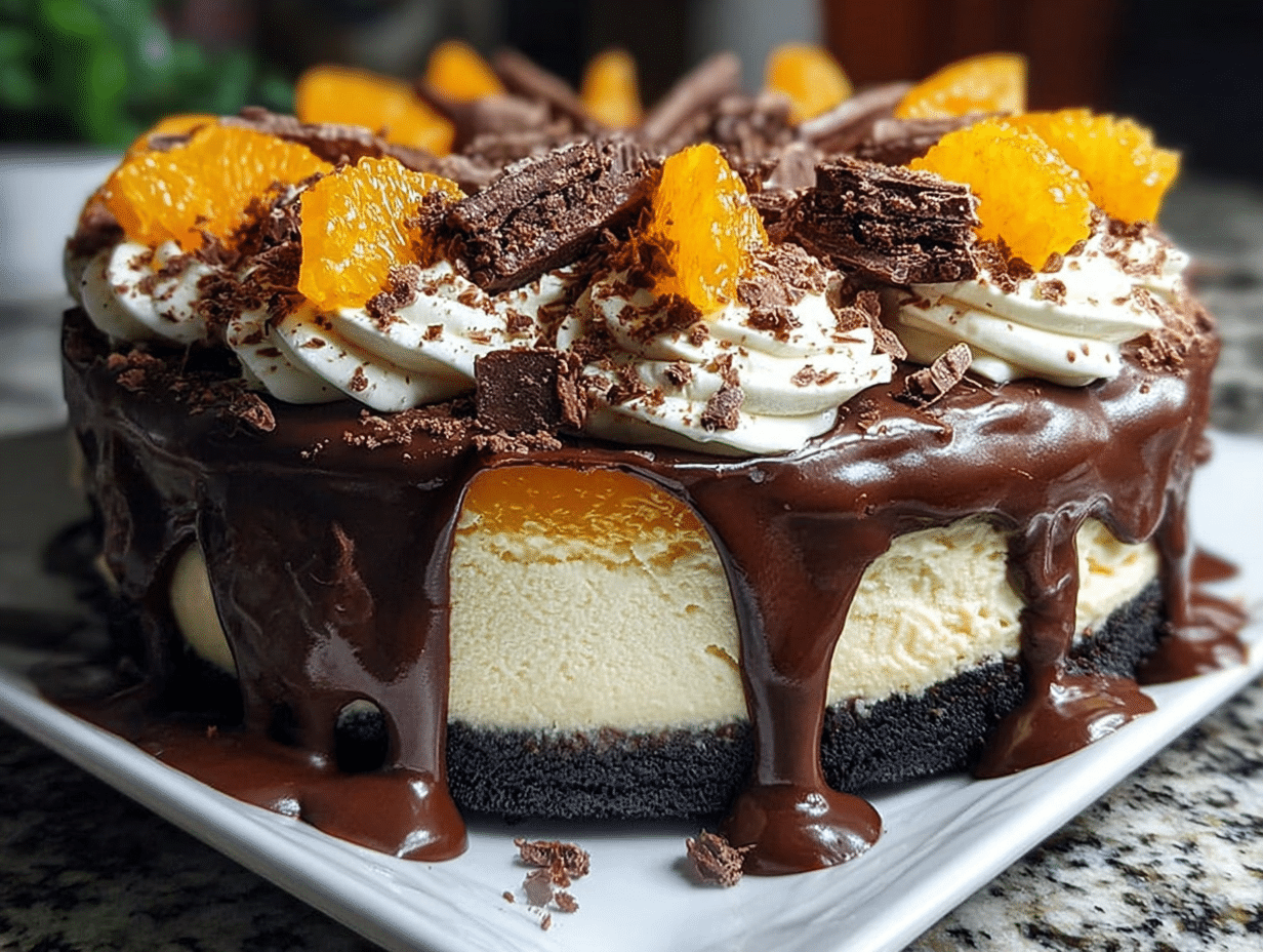 Chocolate Orange Cheesecake Delight