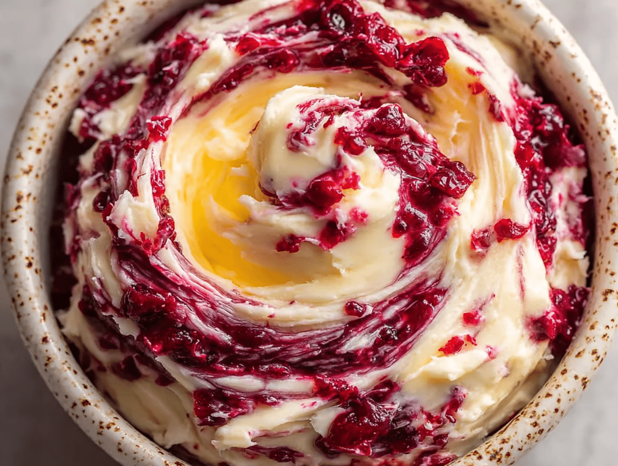 Christmas Cranberry Honey Butter