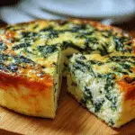 Cottage Cheese and Spinach Crustless Quiche