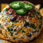 Cowboy Caviar Jalapeño Popper Cheese Ball