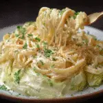 Creamy Alfredo Cabbage Pasta