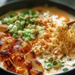 Creamy Garlic Chicken Ramen
