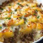 Creamy Hamburger Potato Casserole