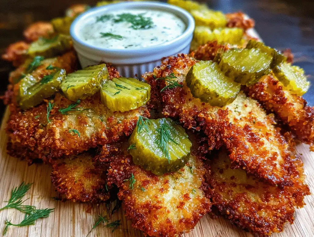 Crispy Dill Pickle Parmesan Chicken
