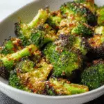 Crispy Garlic Air Fryer Broccoli