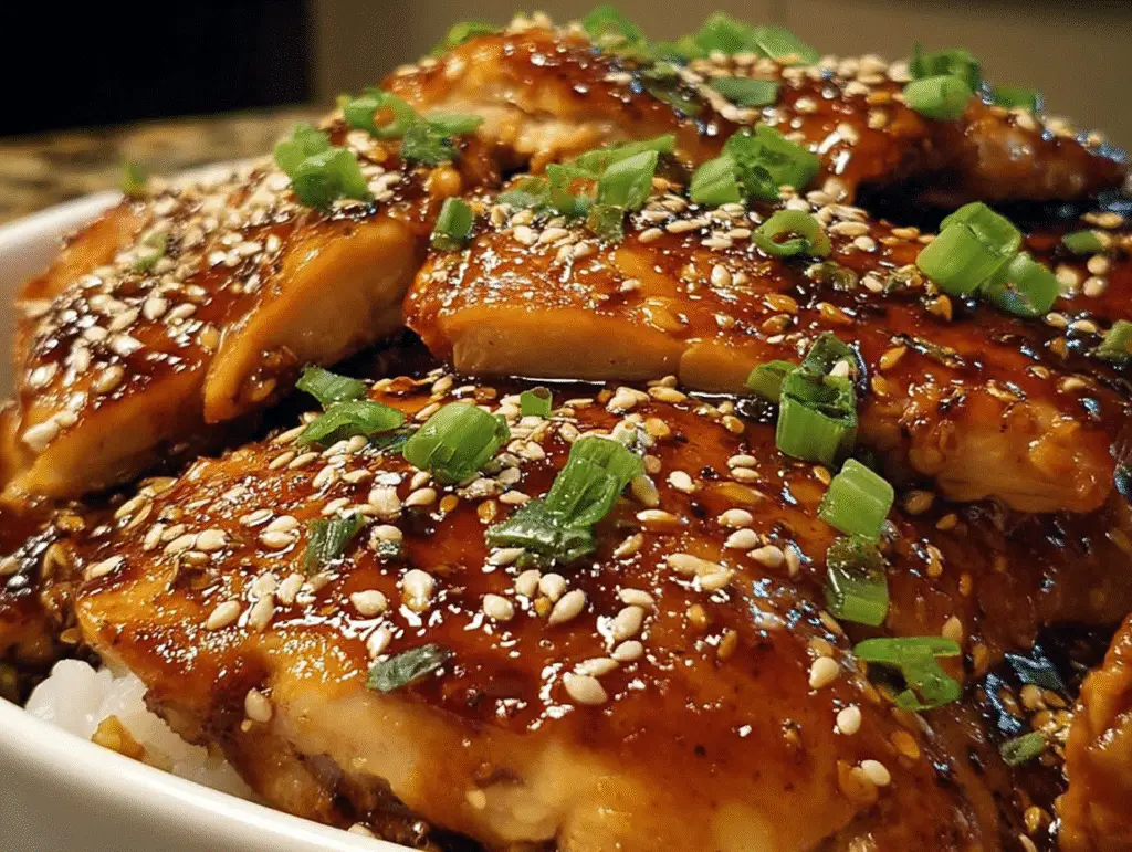 Crockpot Soy Honey Garlic Chicken