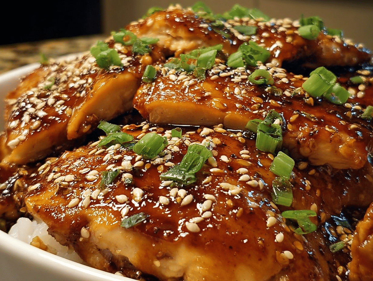 Crockpot Soy Honey Garlic Chicken
