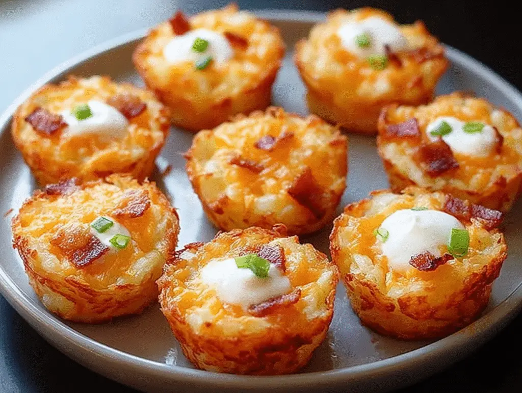 Crunchy Tater Tot Cups
