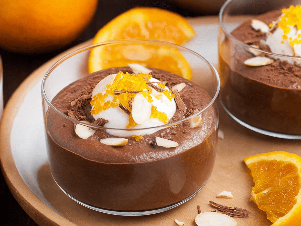 Dark Chocolate Orange Mousse