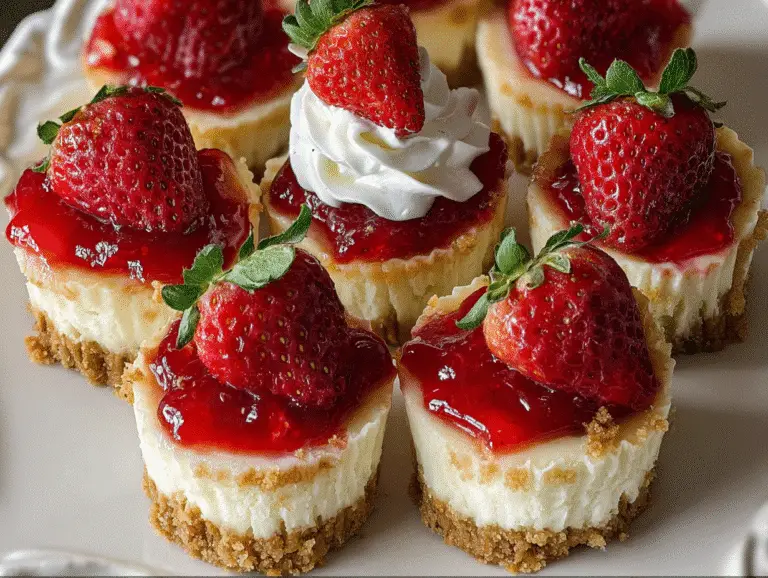 Delicious Strawberry Cheesecake Cupcakes