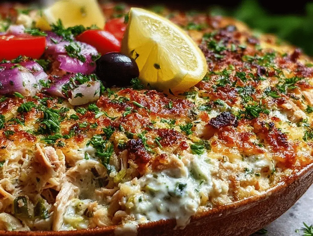 Dump-and-Bake Chicken Tzatziki Casserole