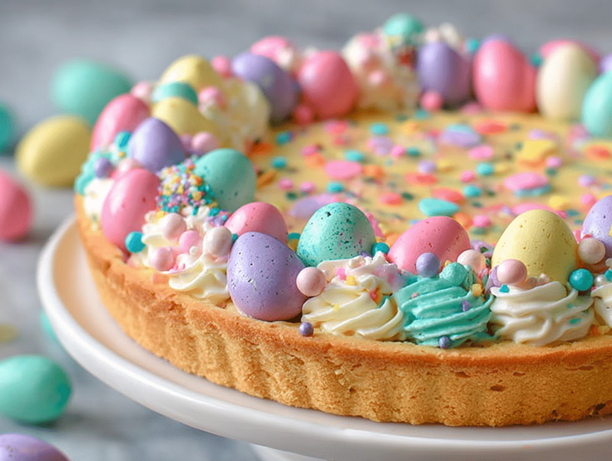Easter Sugar Cookie Pie