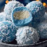Easy Blue Christmas Truffles
