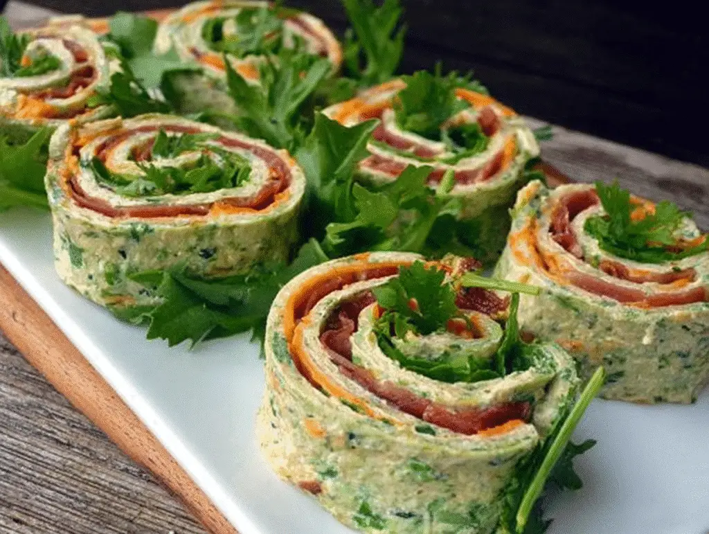 Easy Cheesy Bacon, Lettuce & Tomato Spirals