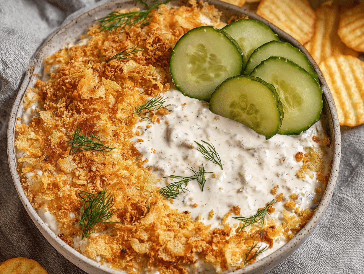 Easy Fried Pickle Dip (Dairy-Free Option)