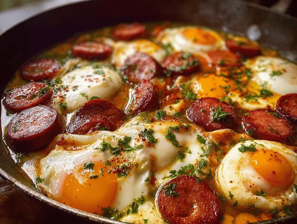 Egg Boil with Sausage
