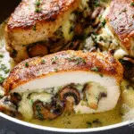 Flavorful Mushroom Stuffed Chicken Breast