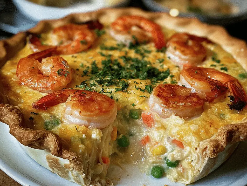 Florida Shrimp Cheddar Pie