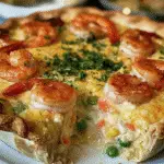 Florida Shrimp Cheddar Pie
