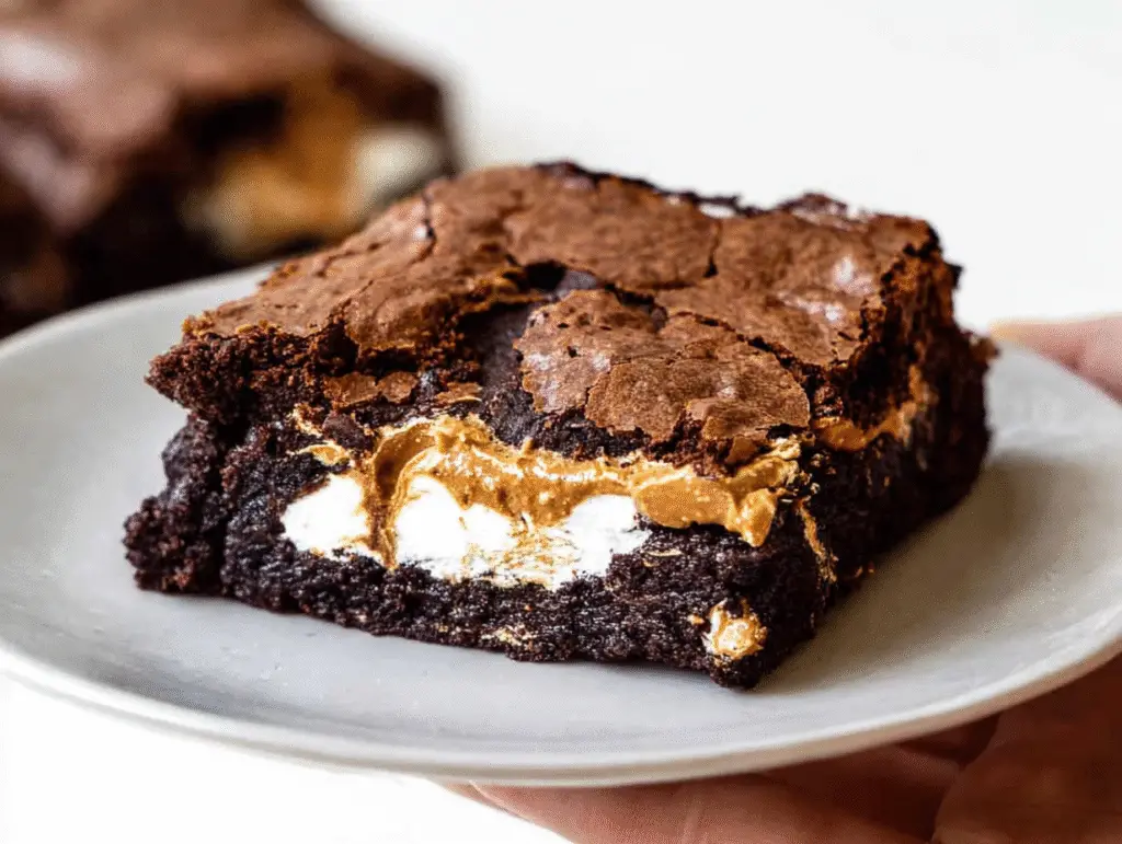 Fluffernutter Brownies