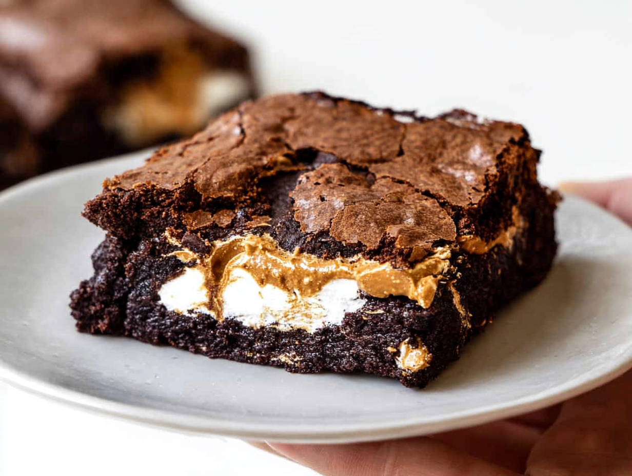 Fluffernutter Brownies