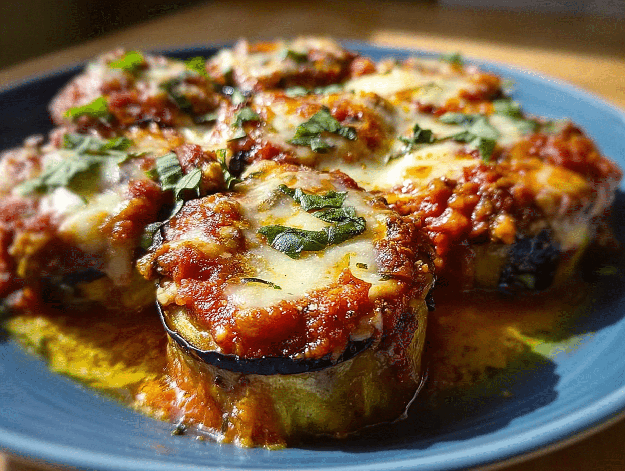 Fluffy Eggplant Rollatini Bake