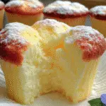 Fluffy Japanese Cotton Cheesecake Cupcakes