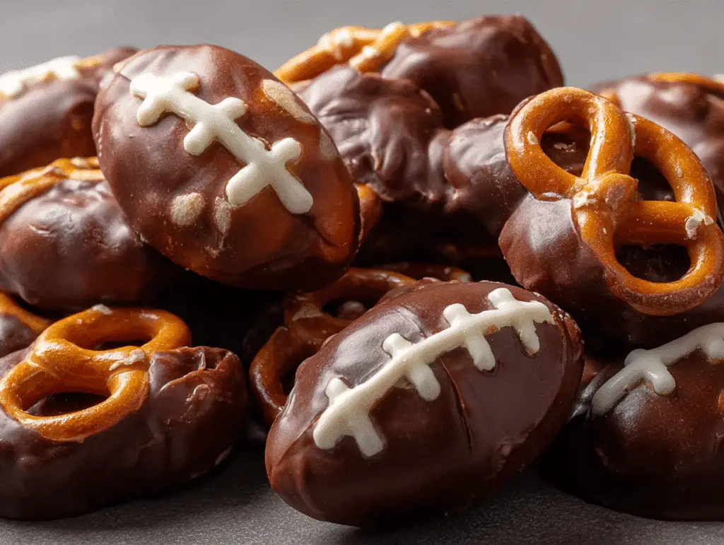 Football Pretzel Bites