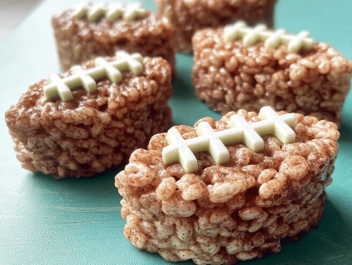 Football Rice Krispie Treats Recipe