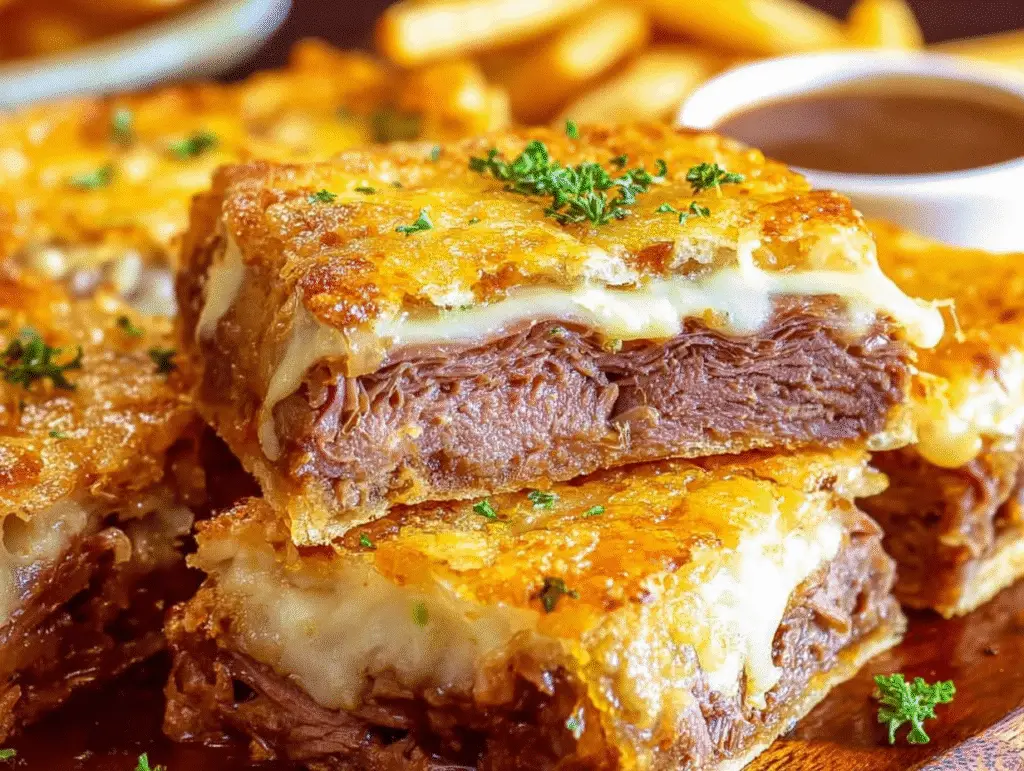 French Dip Squares