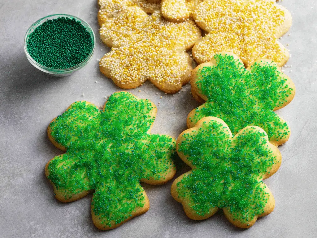 Frosted St. Patrick's Day Cookies