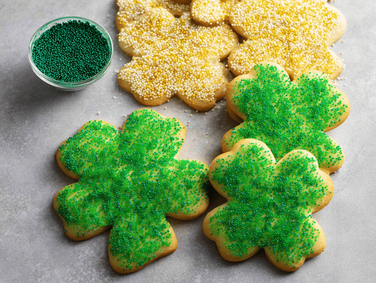 Frosted St. Patrick's Day Cookies