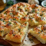 Garlic Parmesan Focaccia Bread