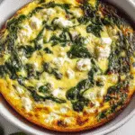 Gluten-Free Crustless Spinach and Feta Quiche