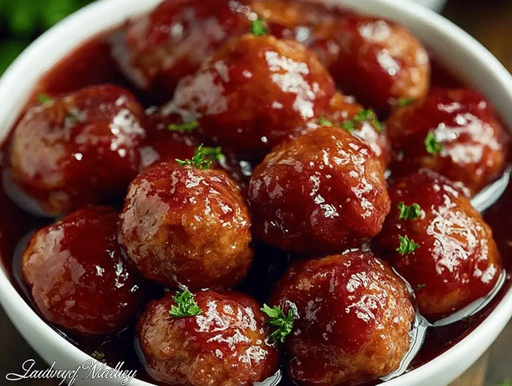 Grape Jelly Meatballs