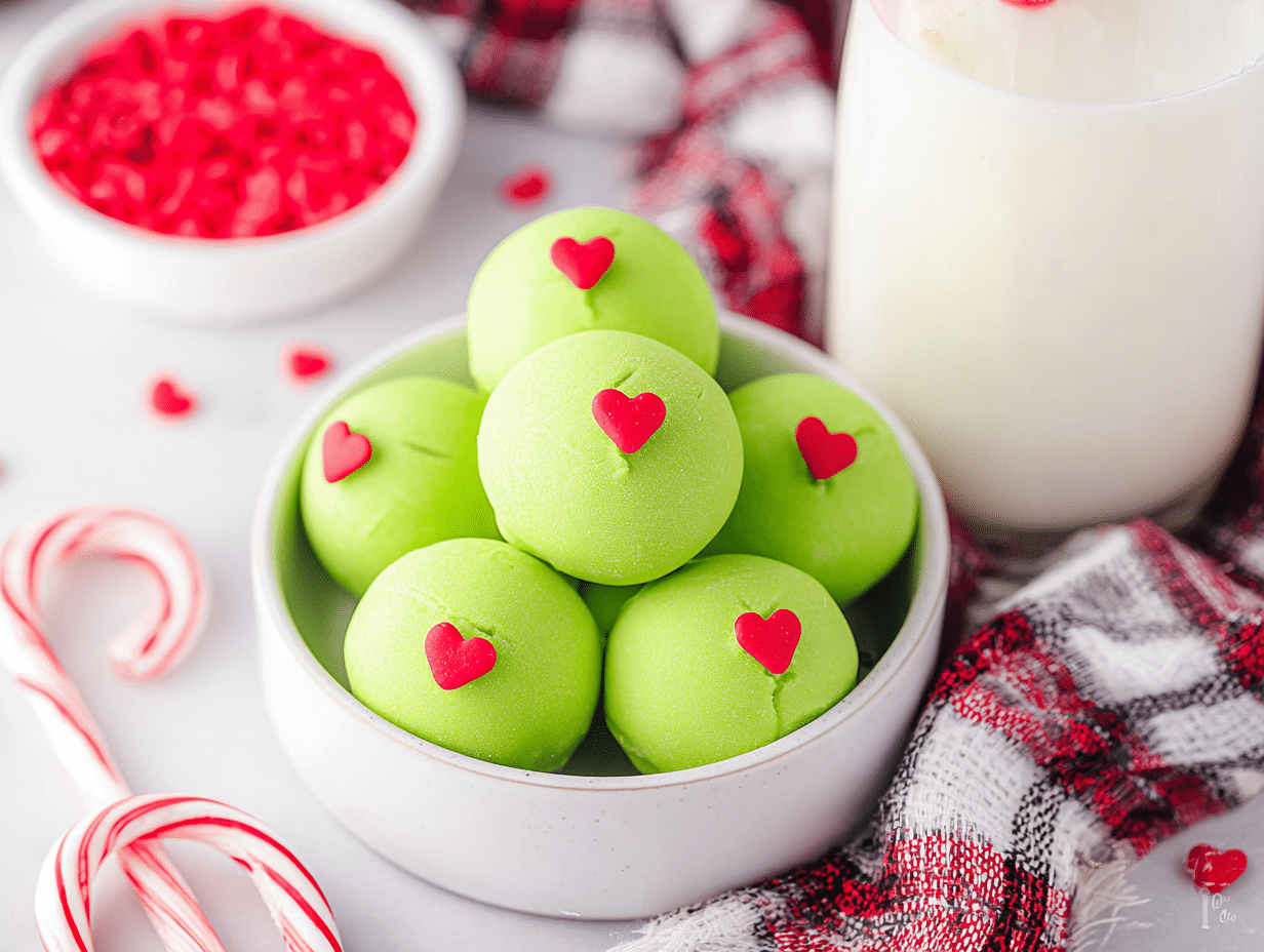 Grinch Oreo Truffles