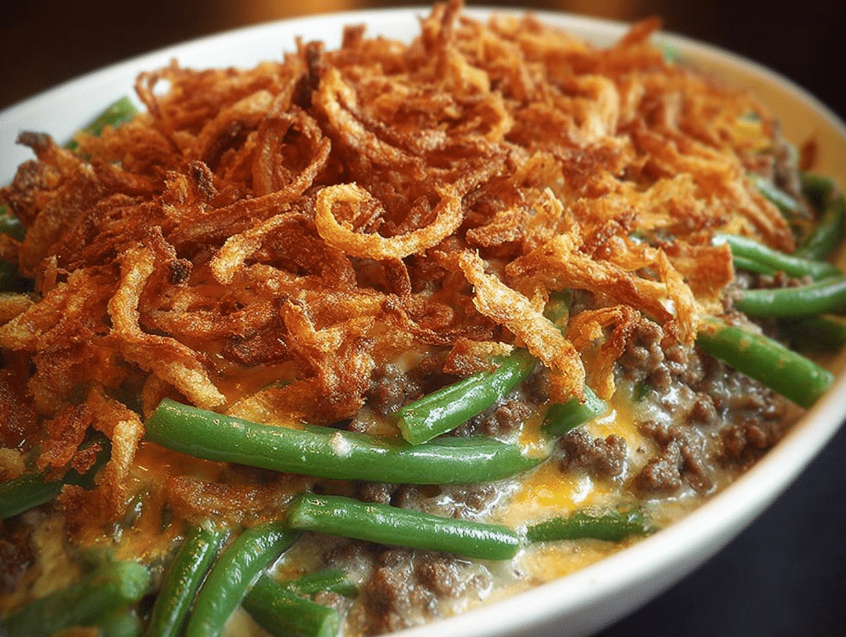 Hamburger Green Bean Casserole
