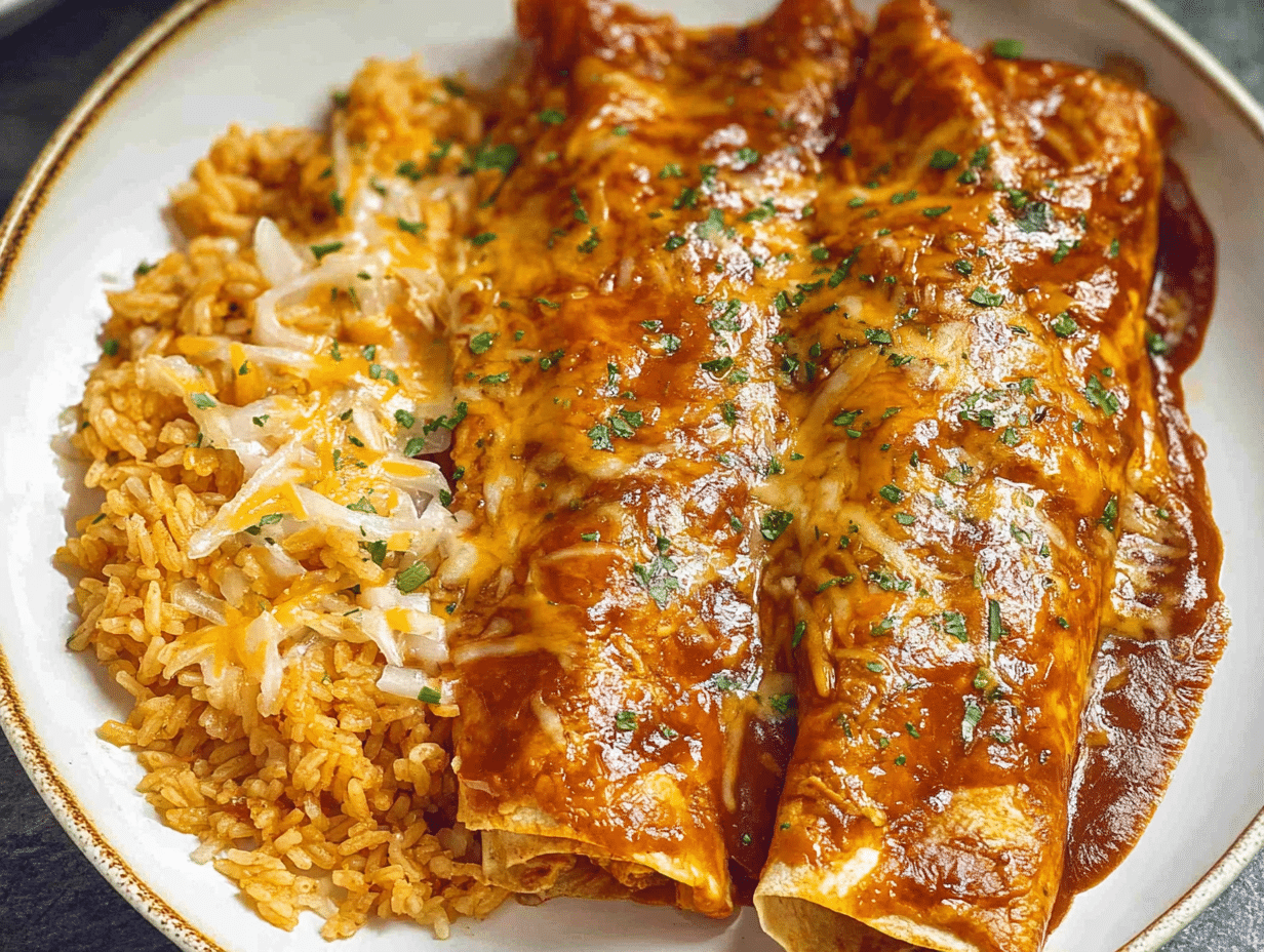 Healthy Chicken Enchiladas