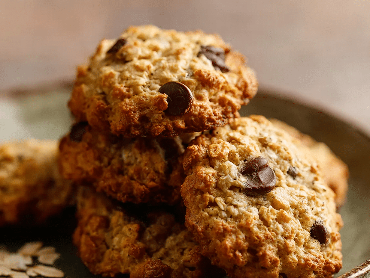 Healthy Cottage Cheese and Oat Cookies