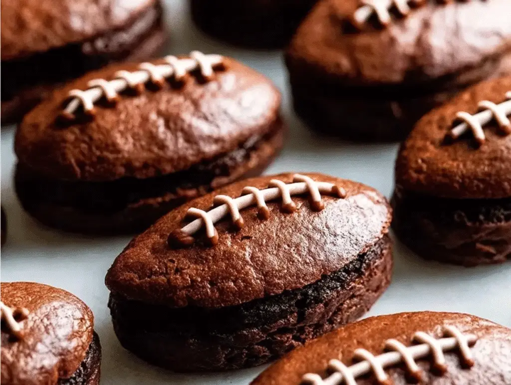 Healthy Football Brownies Recipe