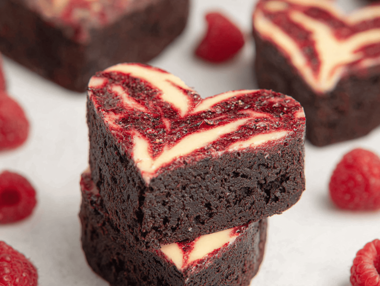 Heart Shaped Brownies