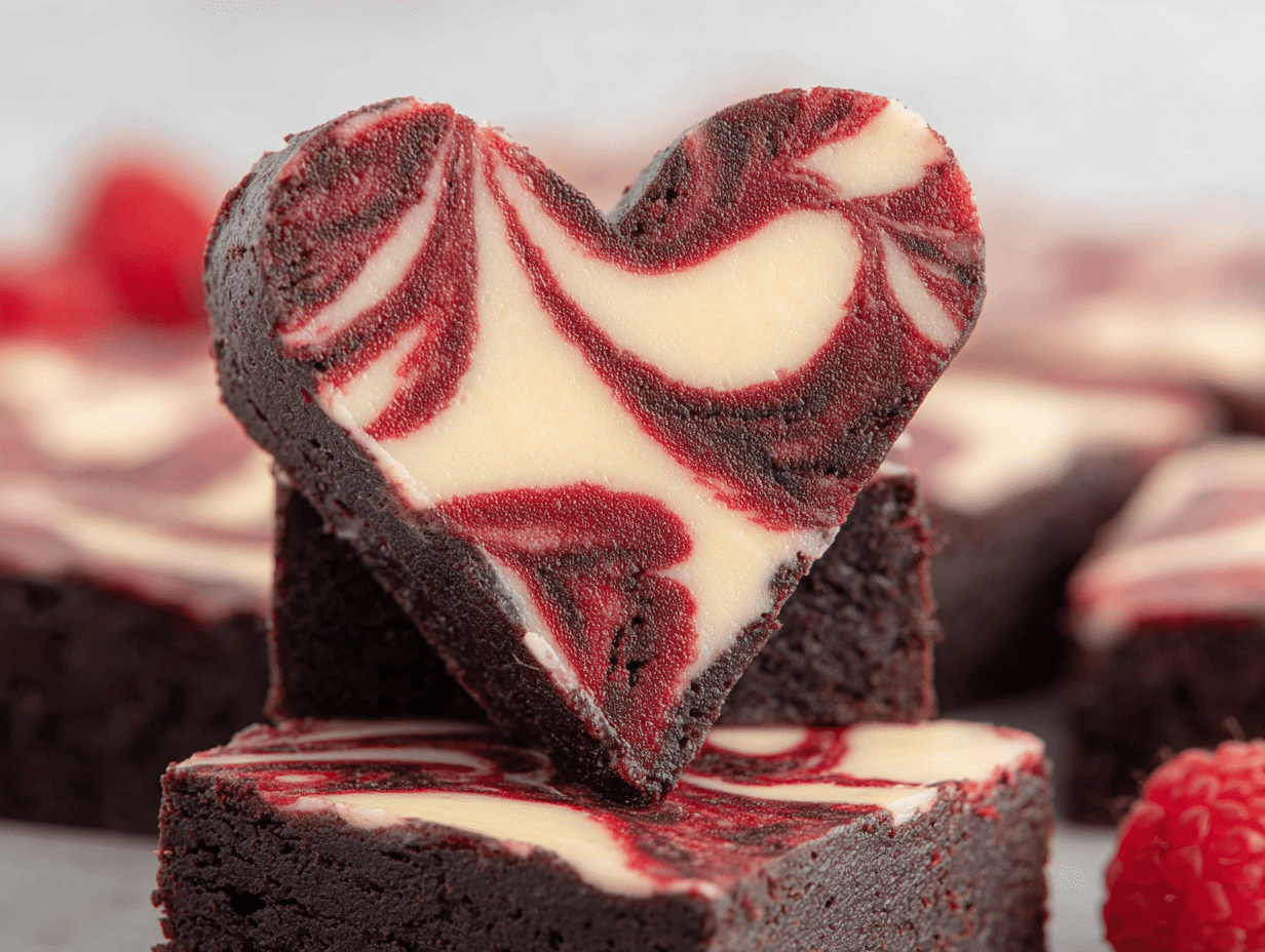 Heart Shaped Brownies