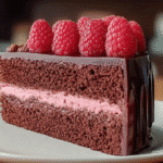 Heavenly Raspberry Chocolate Mousse Cake