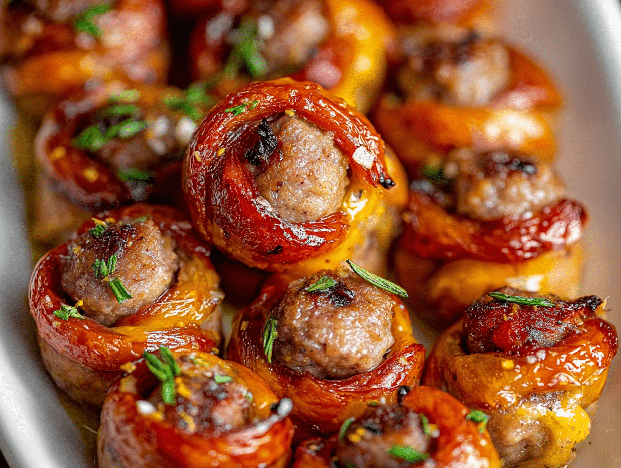 Homemade Kilted Sausage Bites