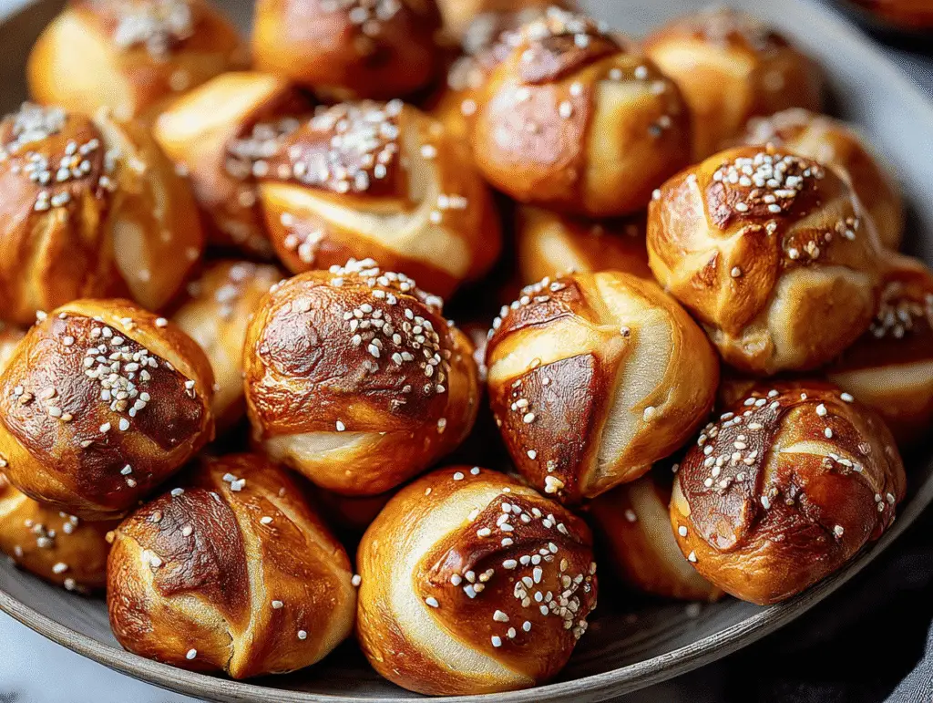 Homemade Soft Pretzel Bites